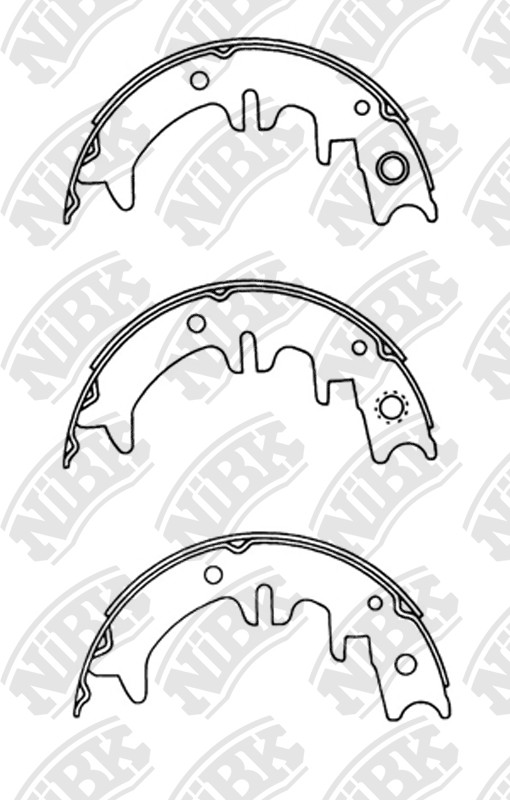 NIBK FN2308 Brake Shoe