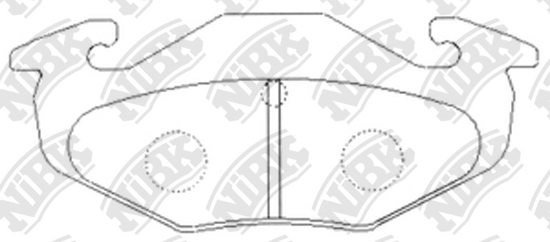 NIBK PN9339 Brake Pad