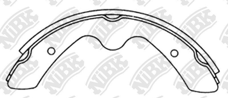 NIBK FN9908 Brake Shoe