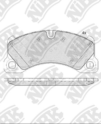 NIBK PN0529 Brake Pad