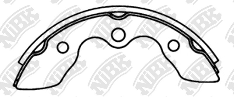 MAZDA 134549230 Brake Shoe