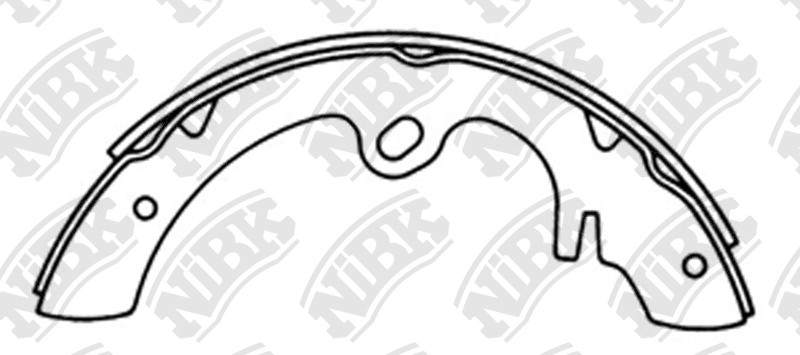 NIBK FN1105 Brake Shoe