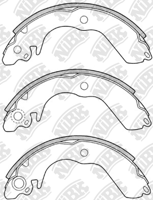 NIBK FN6707 Brake Shoe