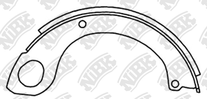 NIBK FN1245 Brake Shoe