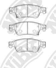 NIBK PN0388 Brake Pad