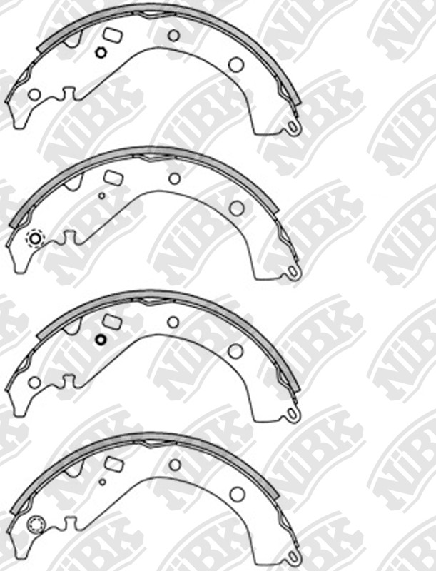 NIBK FN2358 Brake Shoe