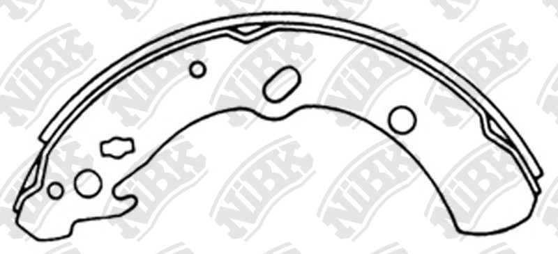 NIBK FN4421 Brake Shoe