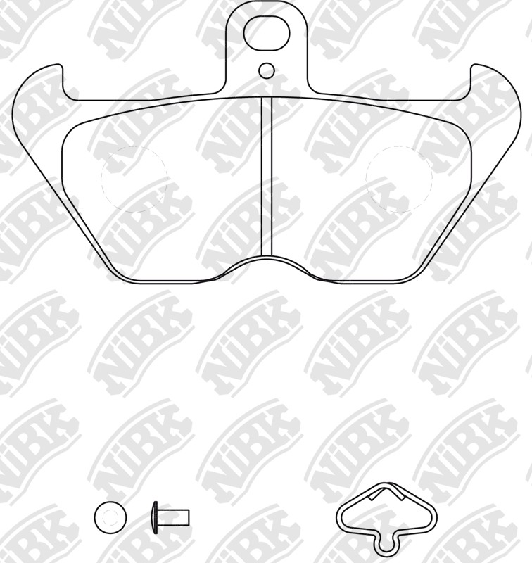 NIBK PM244 Brake Pad