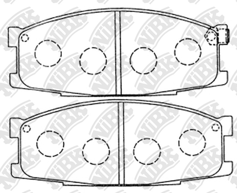 NIBK PN3175 Brake Pad