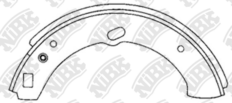 NISSAN 4106076025 Brake Shoe