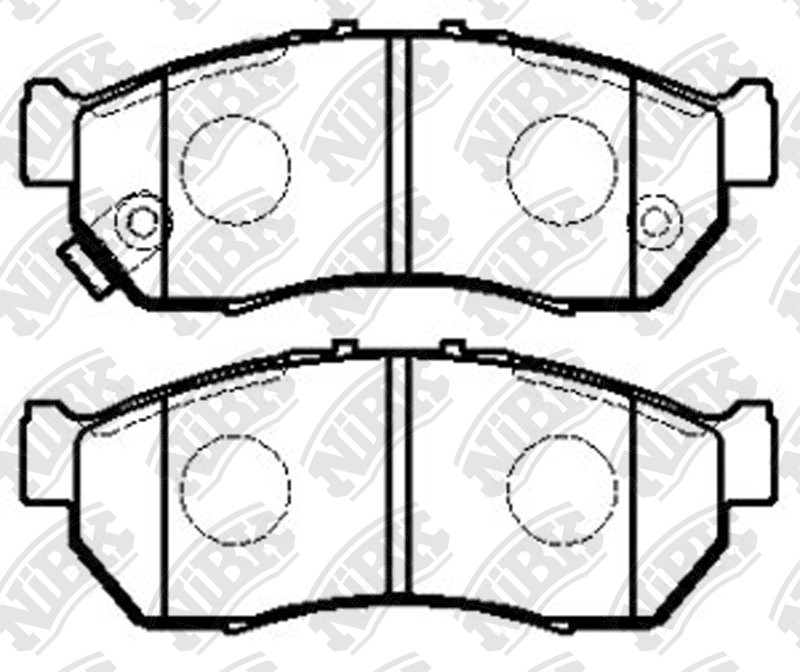 NIBK PN7525 Brake Pad