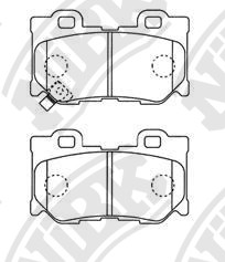 NIBK PN0396 Brake Pad