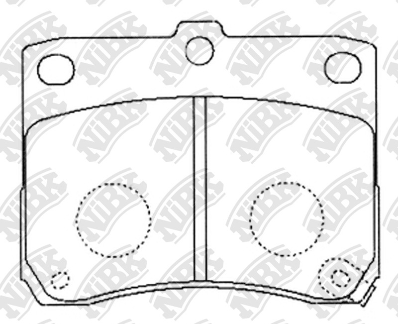 NIBK PN8436 Brake Pad