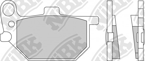 YAMAHA 2G2W004500 Brake Pad