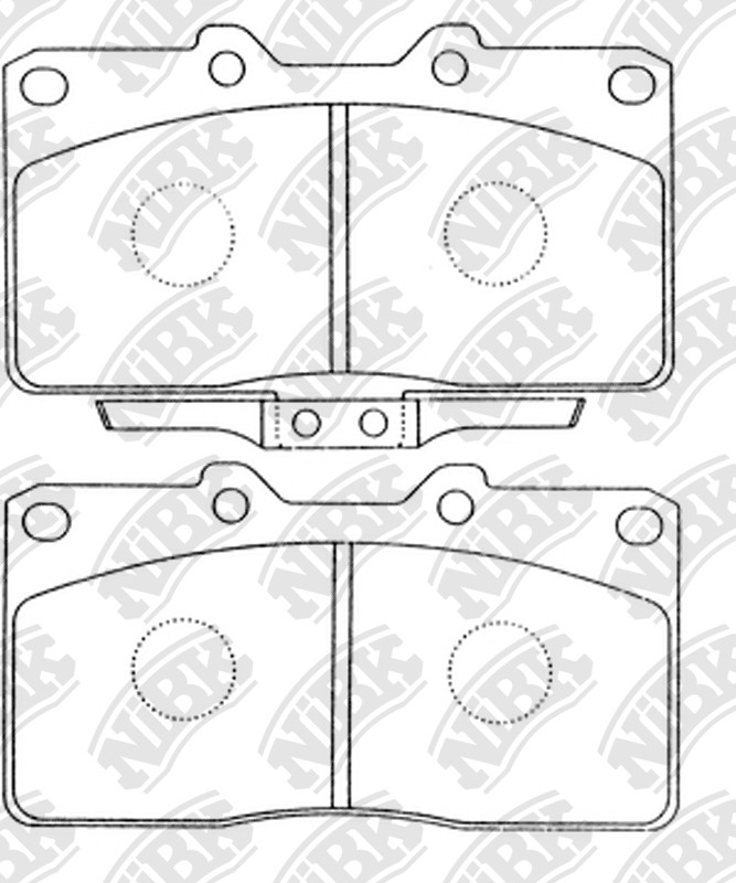 NIBK PN3352 Brake Pad