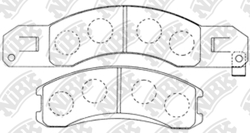 ISUZU 894128528 Brake Pad