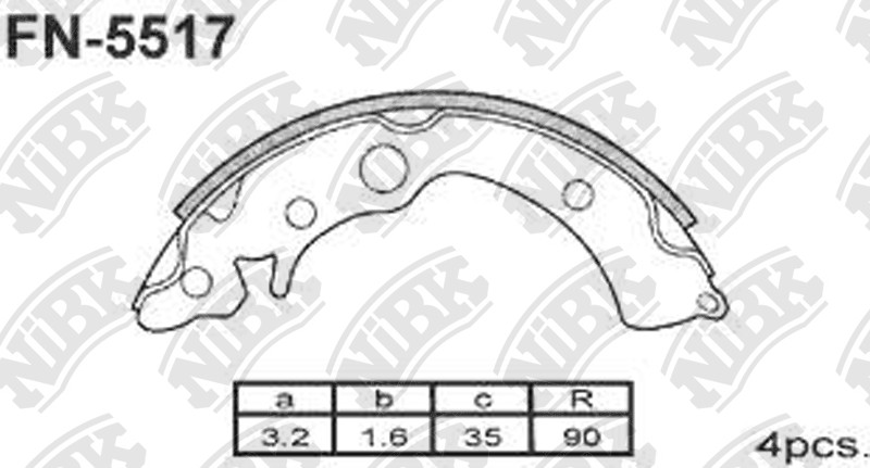 HONDA 43153SC2013 Brake Shoe