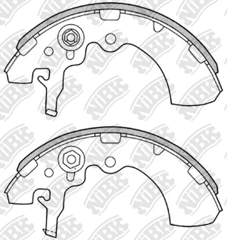 NIBK FN6649 Brake Shoe