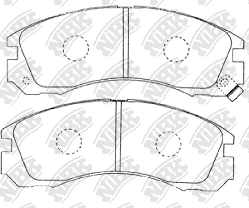 NIBK PN3233 Brake Pad