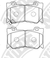 NIBK PN0389 Brake Pad