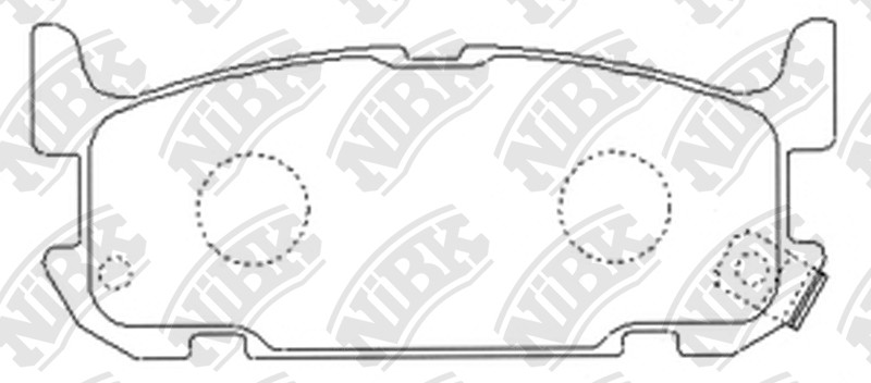 MAZDA NOY92643Z Brake Pad