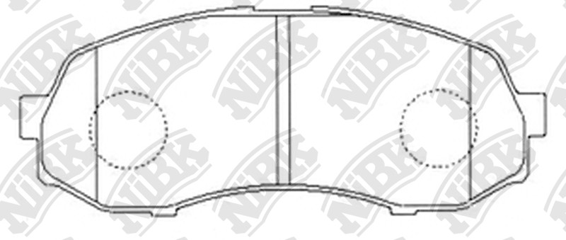 NIBK PN6355 Brake Pad