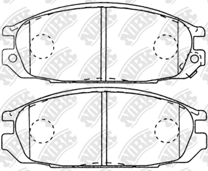 NIBK PN2371 Brake Pad