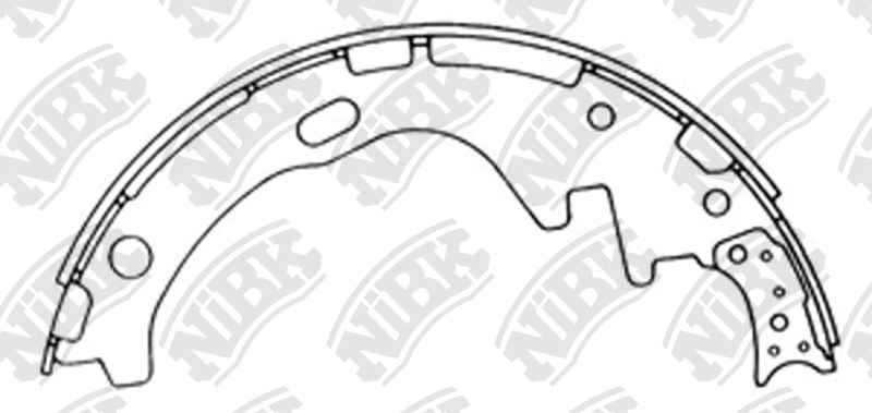 NISSHINBO T16330 Brake Shoe