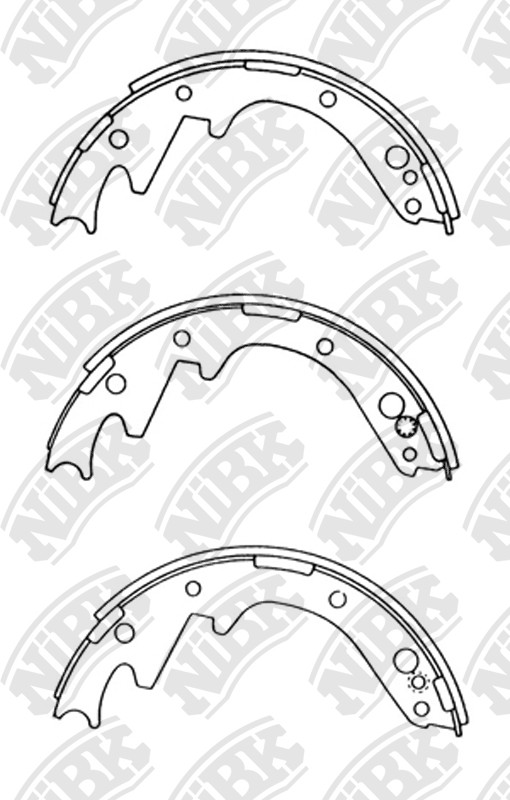 NIBK FN2210 Brake Shoe