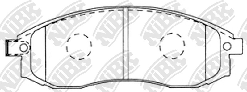 D6110,MK K D-6110 Brake Pad Set, disc brake for MK K