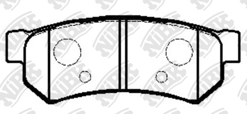 NIBK PN0442 Brake Pad