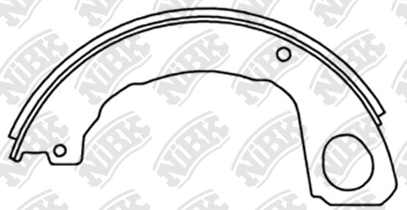 NIBK FN4466 Brake Shoe