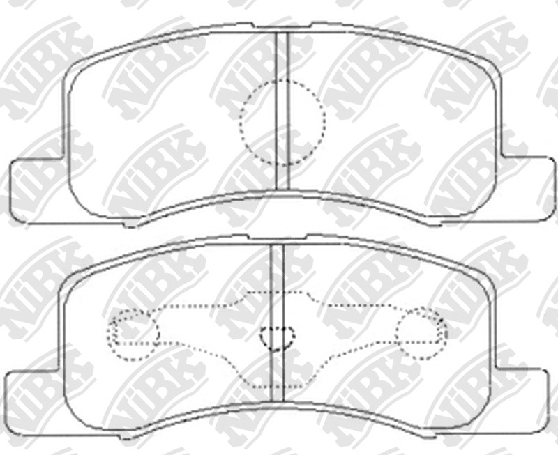 NIBK PN3437 Brake Pad