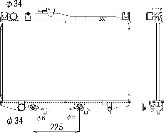 CMBC E-TT142 Radiator