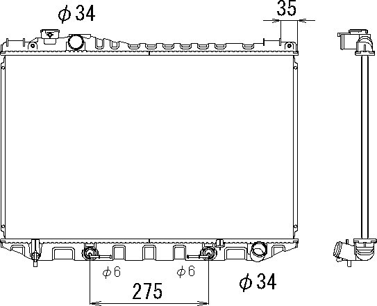 CMBC E-GS120 Radiator