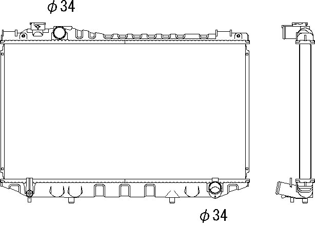 CMBC E-GX71 Radiator