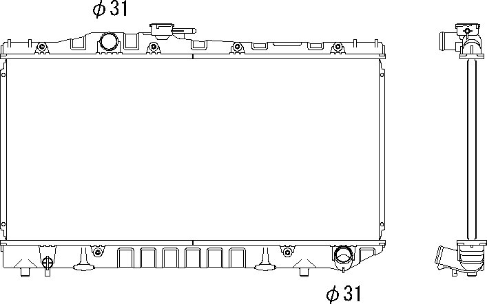 CMBC E-ST163 Radiator