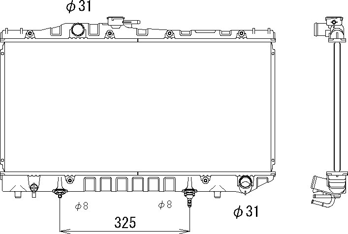 CMBC E-ST162 Radiator