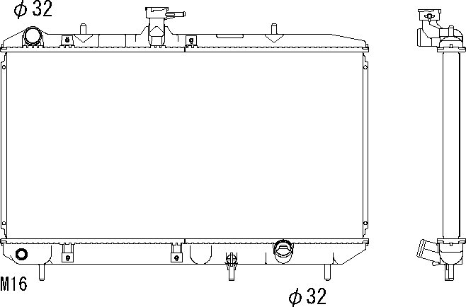 OE 8944808113 Radiator