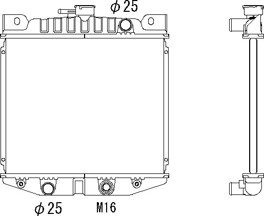 OE 1770084101 Radiator