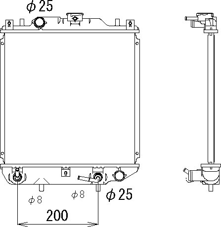 CMBC E-CN21S Radiator