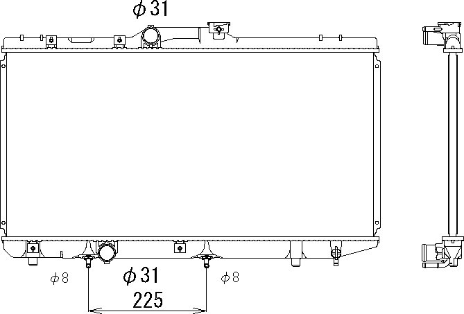 CMBC E-AE111N Radiator