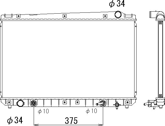 CMBC E-MCX10 Radiator