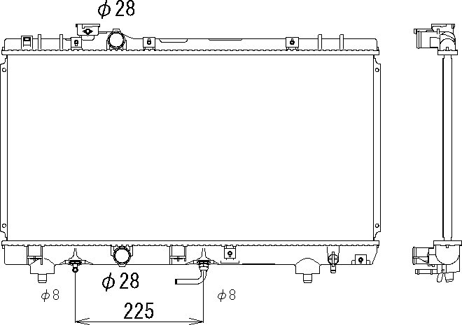 CMBC E-EL51 Radiator