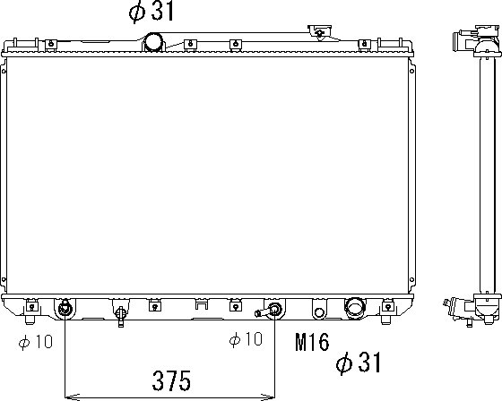 CMBC E-SXV10 Radiator