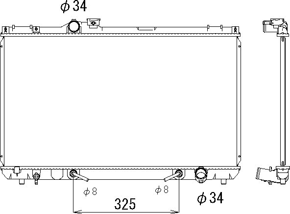 CMBC GF-GX100 Radiator