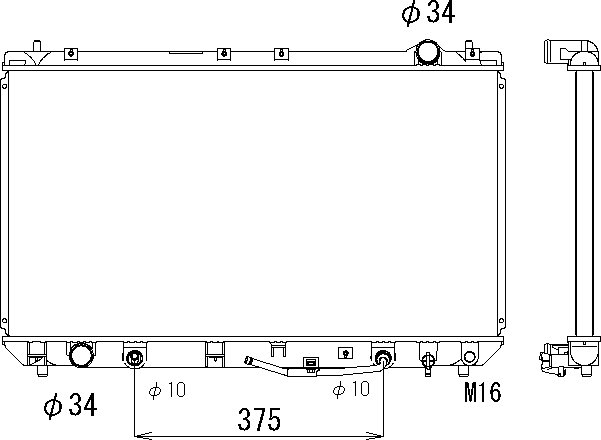 CMBC E-MCV20 Radiator