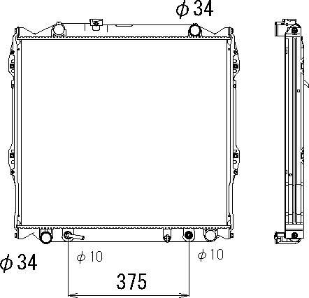 CMBC GF-RZN180W Radiator