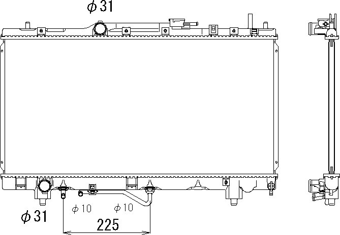 CMBC E-AT210 Radiator