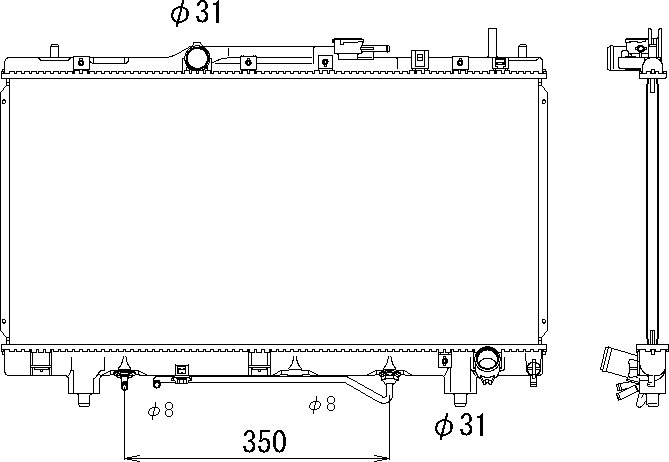 CMBC E-ST210G Radiator